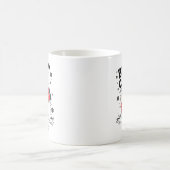 Gepersonaliseerde Grappige Polar Beary Koude Kerst Koffiemok (Center)