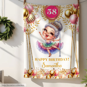 Gepersonaliseerde Grappige Quote Deken voor Oma