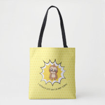 Gepersonaliseerde grappige quote | Gele polka stip