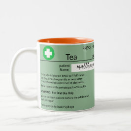 Gepersonaliseerde Grappige Recept Koffie Thee Mok