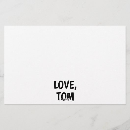 Gepersonaliseerde Grappige Roeien Gelukkige Verjaa Briefpapier (Achterkant)