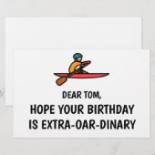 Gepersonaliseerde Grappige Roeien Gelukkige Verjaa Briefpapier (Voorkant / Achterkant)