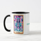 Gepersonaliseerde Grappige Schattigee Tarot Verple Mok (Links)