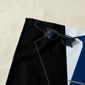 Gepersonaliseerde Grappige Strandhanddoek Zakelijk Strandlaken (In situ)