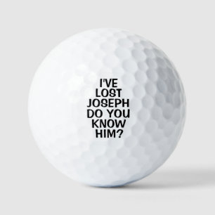 Gepersonaliseerde grappige verloren golfballen