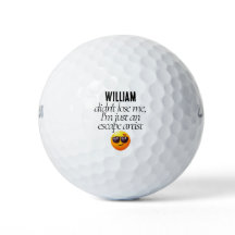 Gepersonaliseerde grappige verloren golfballen