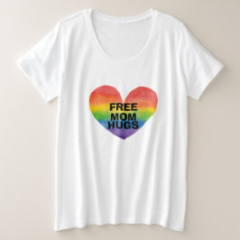 Gepersonaliseerde Gratis Mama Knuffels Sjabloon Grote Maat T-shirt