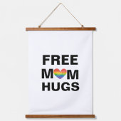 Gepersonaliseerde Gratis Mama Knuffels Sjabloon Hangend Wandkleed (Voorkant)