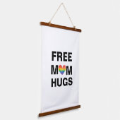 Gepersonaliseerde Gratis Mama Knuffels Sjabloon Hangend Wandkleed (Gebogen)
