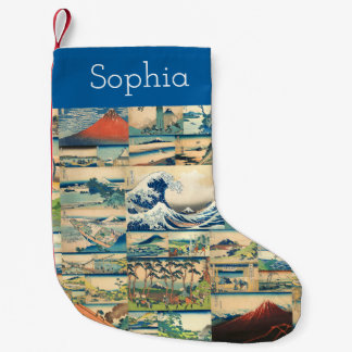 Gepersonaliseerde Great Wave Hokusai Uitzichten Mo Kleine Kerstsok