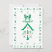 Gepersonaliseerde Green House Oh Baby shower Kaart (Voorkant)