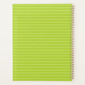 Gepersonaliseerde Green Spiral Notitieboek – Klant (Achterkant)
