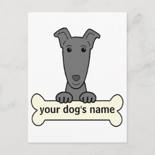 Gepersonaliseerde Greyhound Briefkaart