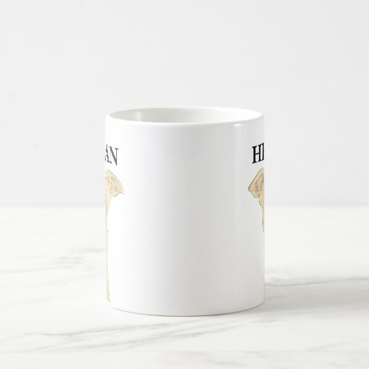 Gepersonaliseerde Greyhound Dog Beverage Coaster Koffiemok (Center)