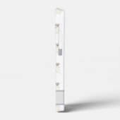 Gepersonaliseerde grijze en witte Schnauzer Dog Case-Mate iPhone Case (Achterkant / Links)