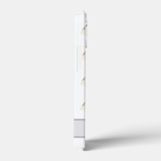 Gepersonaliseerde grijze en witte Schnauzer Dog Case-Mate iPhone Case (Achterkant / Rechts)