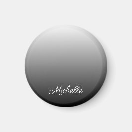 Gepersonaliseerde grijze grijze grijstinten magneet