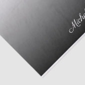 Gepersonaliseerde grijze grijze grijstinten tissuepapier (Detail)