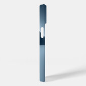 Gepersonaliseerde grijze radiale textuur iphone 15 Case-Mate iPhone case (Achterkant / Rechts)