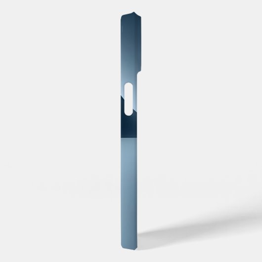 Gepersonaliseerde grijze radiale textuur iphone 15 Case-Mate iPhone case (Achterkant / Rechts)