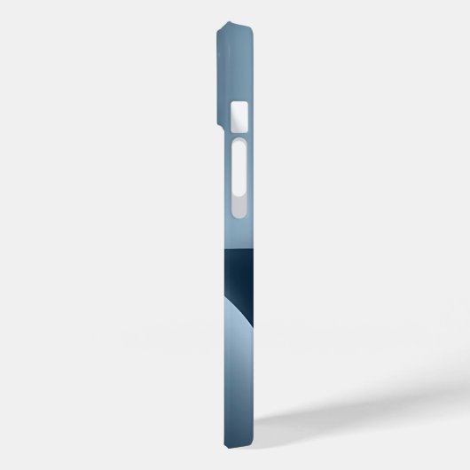 Gepersonaliseerde grijze radiale textuur iphone 15 Case-Mate iPhone case (Achterkant / Links)