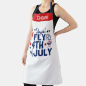 Gepersonaliseerde Grill BBQ Chef 4th of July Patri Schort (Insitu)