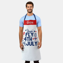 Gepersonaliseerde Grill BBQ Chef 4th of July Patri