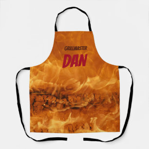 Gepersonaliseerde Grill Master BBQ Schort Papa Gif