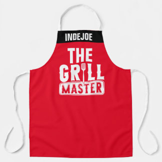 Gepersonaliseerde Grill Master Chef Schort met Cus
