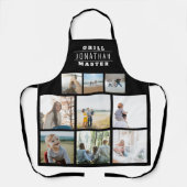 Gepersonaliseerde grill Master Name Photo Collage  Schort (Voorkant)