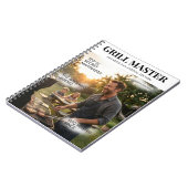 Gepersonaliseerde Grill Master Vaderdag Notitieboek (Linkerzijde)