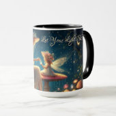 Gepersonaliseerde grillige fee moeder & kind Mok (Voorkant rechts)