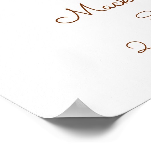 Gepersonaliseerde grillige illustratie voor Baby Poster (Hoek)