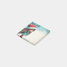 Gepersonaliseerde grillige kerst post-it® notes