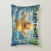 Gepersonaliseerde grillige wonderen Duck Baby Pill Accent Kussen (Voorkant(Verticaal))