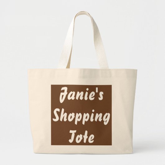 GEPERSONALISEERDE GROCERY TAS JUMBO NATUURBAGS (Voorkant)