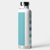 Gepersonaliseerde Groen Blauwe Pauze Inhaleren Uit Waterfles (Rechts)