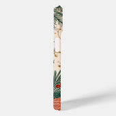 Gepersonaliseerde Groen Goud Kerst Monogram Case-Mate iPhone Case (Achterkant / Rechts)