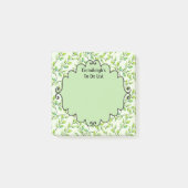 Gepersonaliseerde Groene Bladeren en Bijkantoren Post-it® Notes (Voorkant)