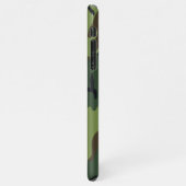 Gepersonaliseerde Groene CAMO Camoflauge BUDGET iPhone Hoesje (Linkerkant)
