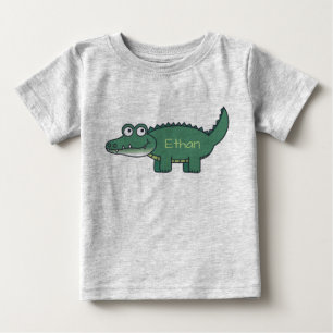 Gepersonaliseerde Groene Cartoon Alligator