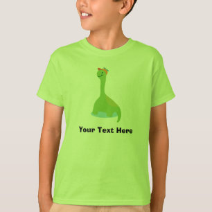 Gepersonaliseerde Groene Dinosaur T Shirt