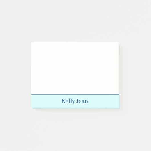 GEPERSONALISEERDE groene en witte noten Post-it® Notes (Voorkant)