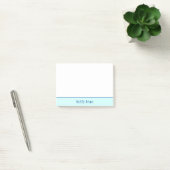 GEPERSONALISEERDE groene en witte noten Post-it® Notes (Kantoor)