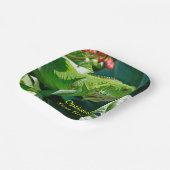 Gepersonaliseerde groene Iguana Lizard Papieren Bordje (Gebogen)