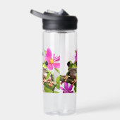 Gepersonaliseerde groene kikker omringd door roze  waterfles (Rechts)