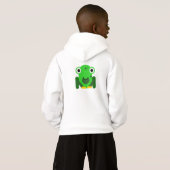 Gepersonaliseerde groene meneer Frog (Achterkant volledig)