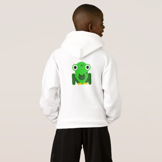 Gepersonaliseerde groene meneer Frog (Achterkant volledig)
