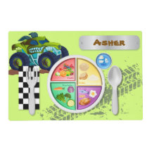 Gepersonaliseerde groene monstertruck Kinder