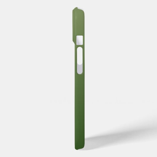 Gepersonaliseerde groene ombre Case-Mate iPhone case (Achterkant / Links)